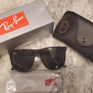 RB4447 60MM Flat-Top Boyfriend Wayfarer Sunglasses